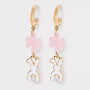 Target Bunny and Floral Earrings